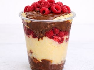 Cup san sebastian nutalla framboises