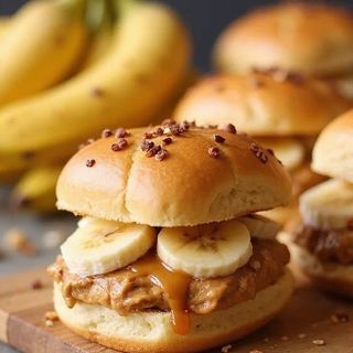 Sweet burger lotus banane & caramel