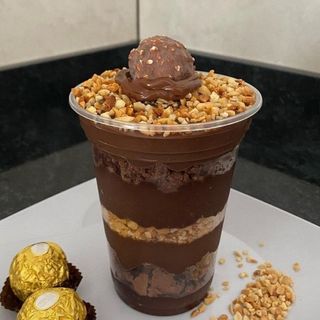 Cup Brownies Ferrero Rocher & Nutella