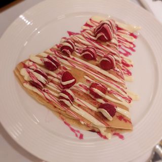 Crêpe Framboise & Chocolat Blanc