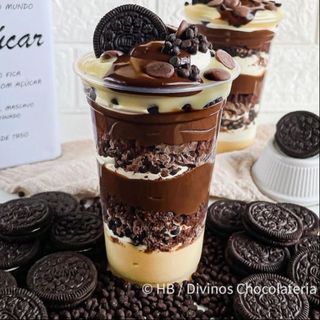 Cup brownie nutella orieo chocolat blanc