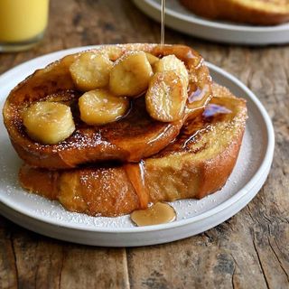 French Toast Caramel & Banane