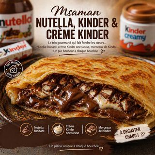 Maloui nutella kinder & creme kinder