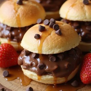 Sweet burger Nutella & pépites de chocolat