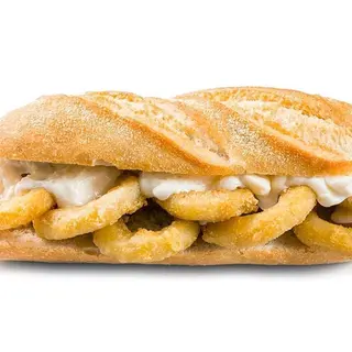 Sandwich Calamar + Crevette + frites + boisson