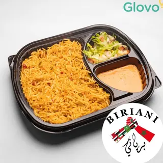 رز كبسة+2 پيلون دجاج ( riz basmati kabssa )