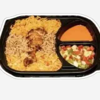 رز بسمتي ميكست مشكل + اجنحة دجاج مشوي