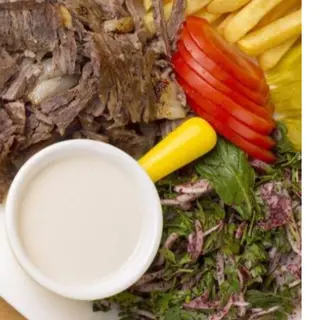 طبق شاورما شرائح ميكست