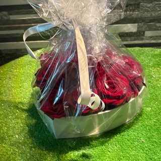 Box moyenne cœur en cuir