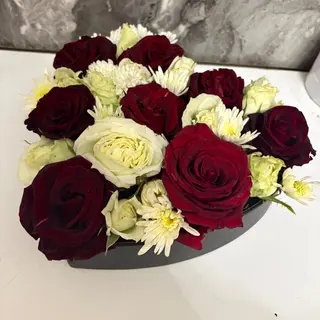 Grande box coeur en cuir