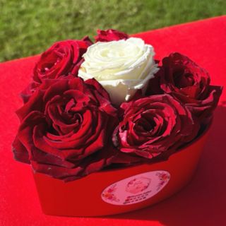 Box coeur cuir petite