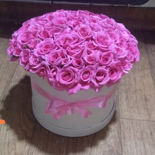 Box de rose fuchsia 