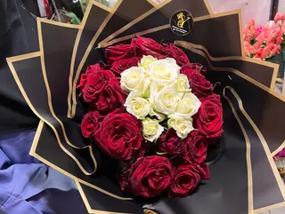 Bouquet de fleurs. Amour