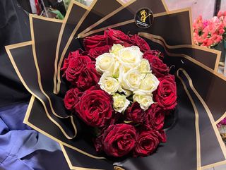 Bouquet de fleurs. Amour