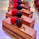 Tranche sacher framboise