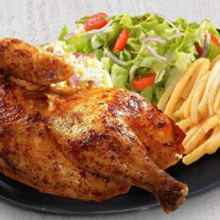 Poulet 1/4 avec frite