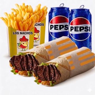 Menu Duo Beefy Wraps