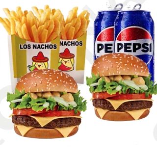 Duo Cheese Burger Menu