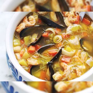 Soupe fruit de mer 