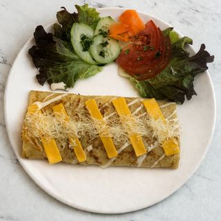Crêpe poulet Alfredo
