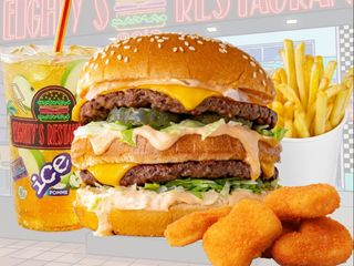 80's Burger + Frite + 4 Nuggets+ Boisson