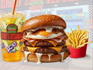 MENU Jay Burger + Grande Frite + Boisson