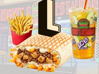 Tacos L (2 viande)  + Grande  Frite + Boisson