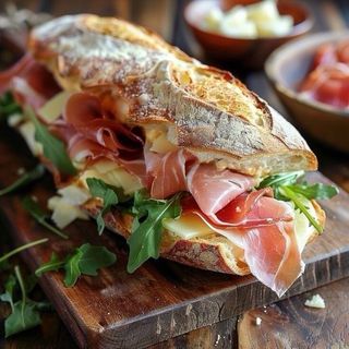 Sandwich dinde fumée