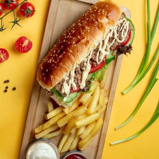 Sandwich viande hachée