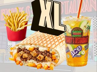 Tacos XL (3 viande) + Grande Frite + Boisson