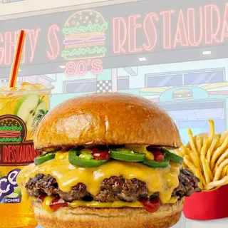 MENU Cheese Burger + Frite + Boisson
