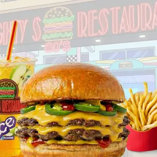MENU Double Cheese + Frite + Boisson