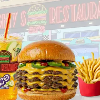 MENU Triple Cheese + Frite + Boisson