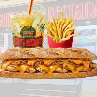 MENU Sandwich Poulet + Frite + Boisson