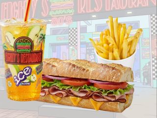 MENU Sandwich Dinde fumée + Frite + Boisson