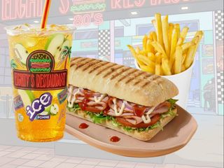 MENU Panini Dinde fumée + Frite + Boisson