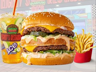 MENU 80’s burger + Grande Frite + Boisson