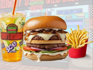 MENU Mozza Masacre + Grande Frite + Boisson