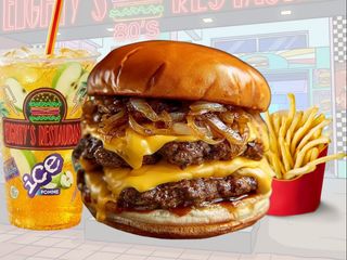 MENU Double Impact + Grande Frite + Boisson