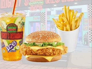 MENU Chicken Burger + Frite + Boisson