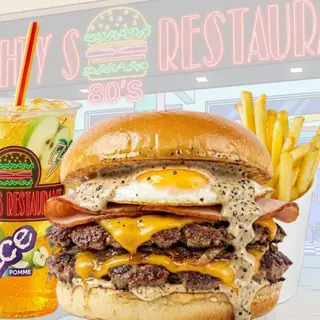 80's Burger + Frite + Boisson