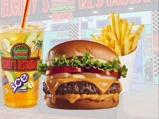MENU Cheese Burger+ Frite + Boisson