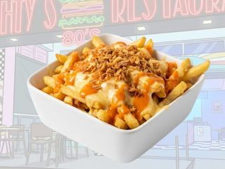 CHEESY FRIES Sauce Algérienne