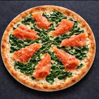 Pizza saumon fumé (L)