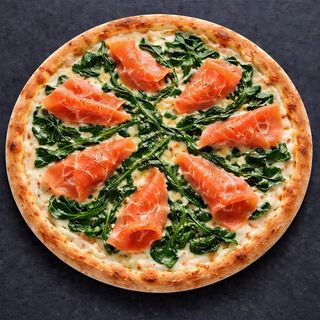 Pizza saumon fumé (M)
