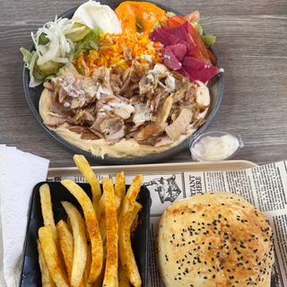 Plat shawarma 