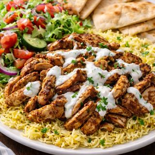 Plat shawarma 