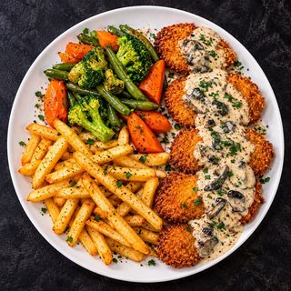 Plat Poulet Pané