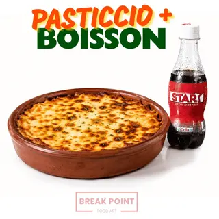 Pasticcio + Boisson