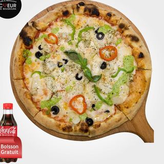 Pizza Poulet boisson gratuit 